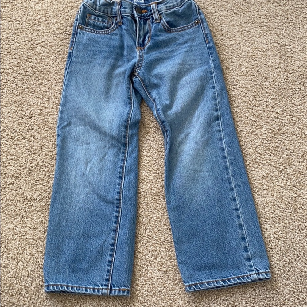 Old Navy Boys Light Wash Straight Jeans 👖 size 5